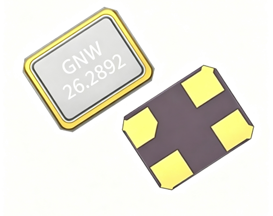 射频类贴片晶振26.2982MHz SMD3225 15PF ±10PPM规格参数说明 射频类贴片晶振26.2982MHz SMD3225 15PF ±10PPM规格参数说明