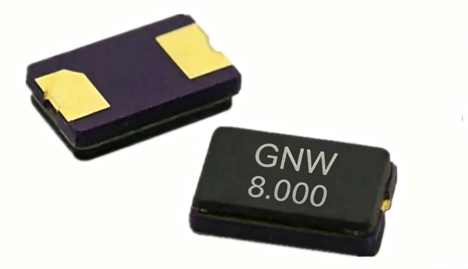 晶诺威科技产SMD3225-2PIN 8MHz 12PF 两引脚陶瓷封装晶振规格参数