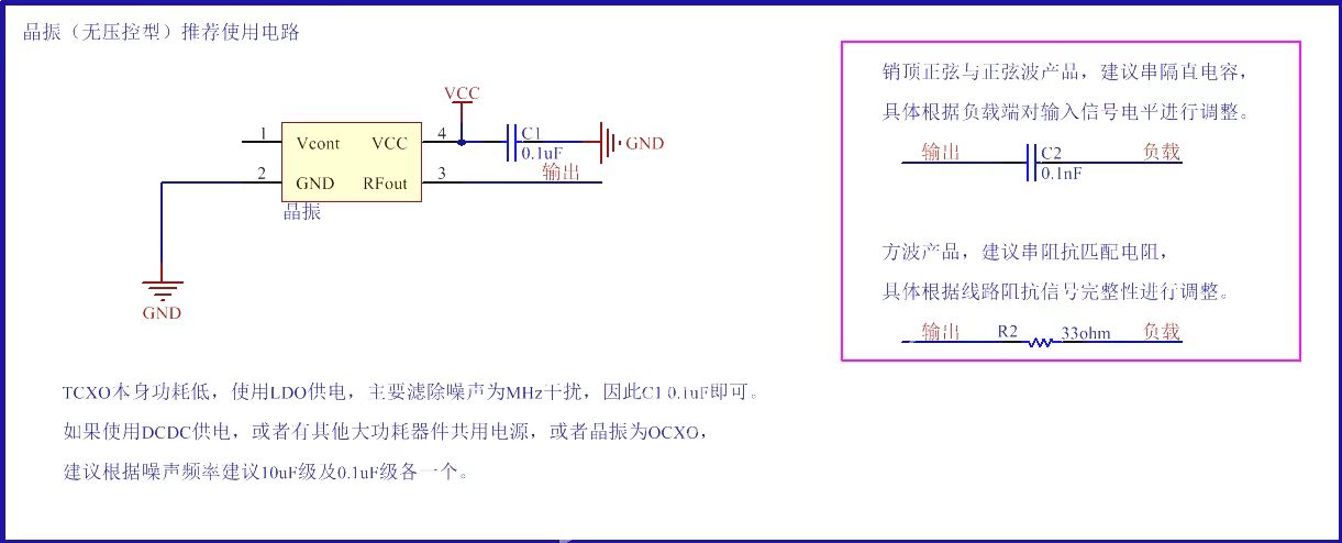 晶振推荐设计电路