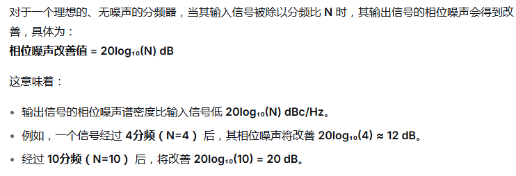 分频与相噪的关系是什么？