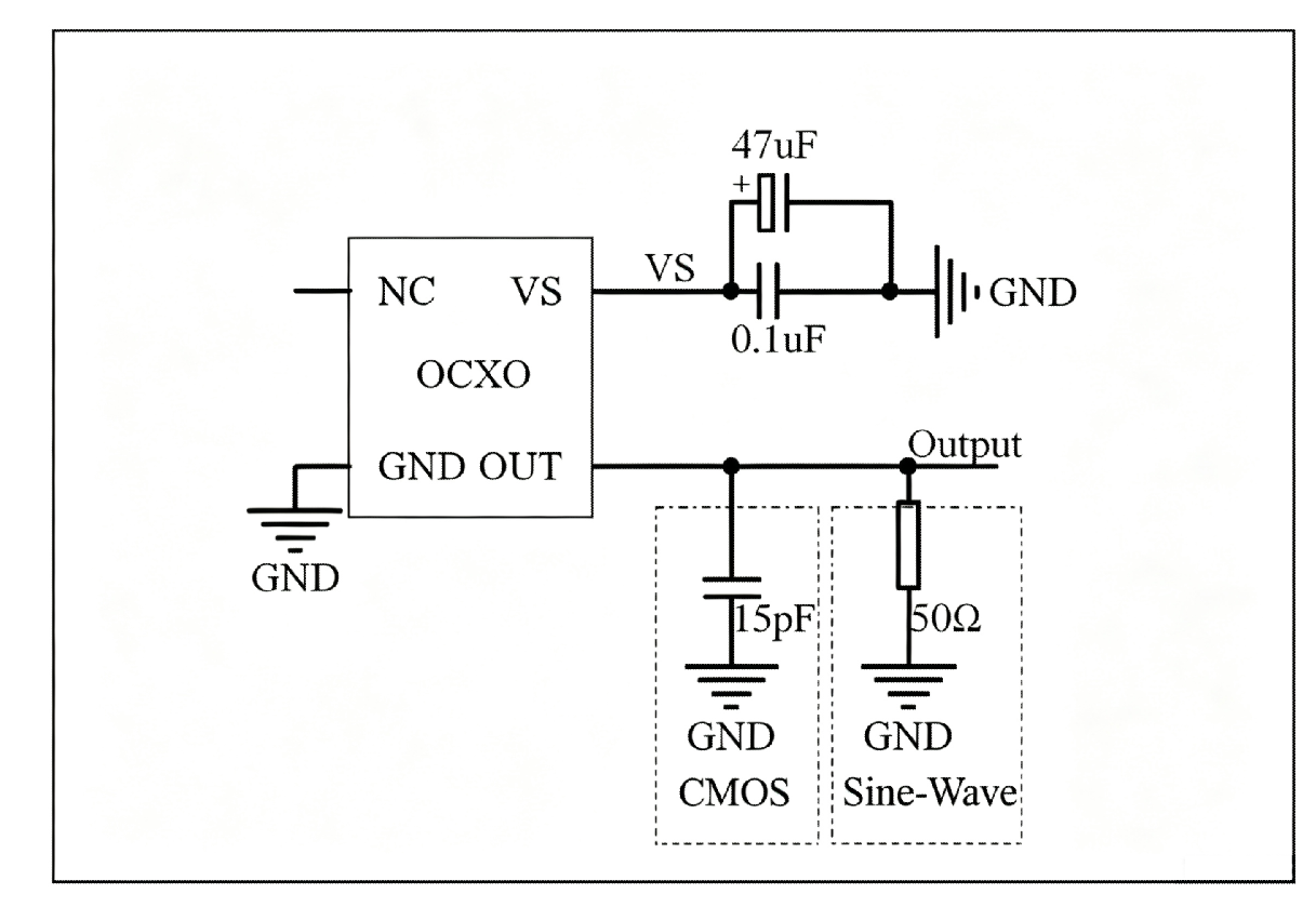 OCXO恒温晶振测试电路(CMOS+Sine Wave)