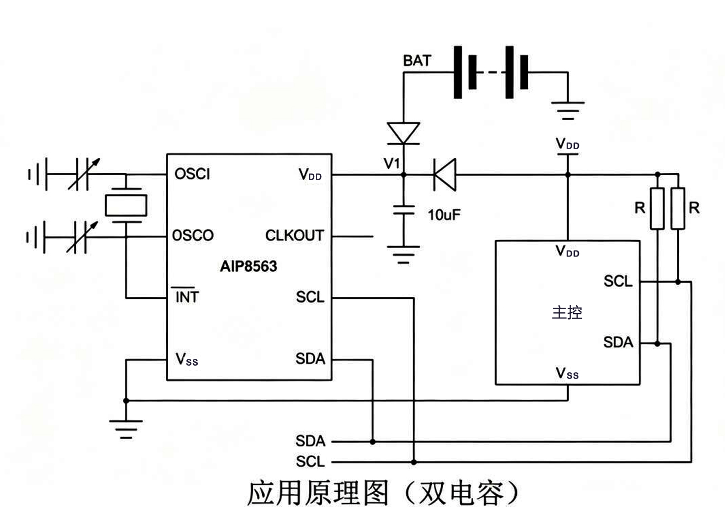 AiP8563芯片手册晶振及匹配电容选取 AiP8563芯片手册晶振及匹配电容选取